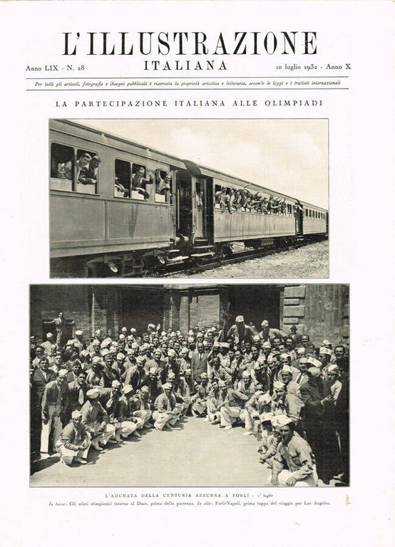 L'Illustrazione italiana anno LIX n.28, 10 luglio 1932