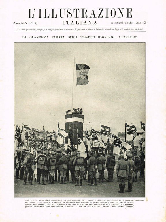 L'Illustrazione italiana anno LIX n.37, 11 settembre 1932