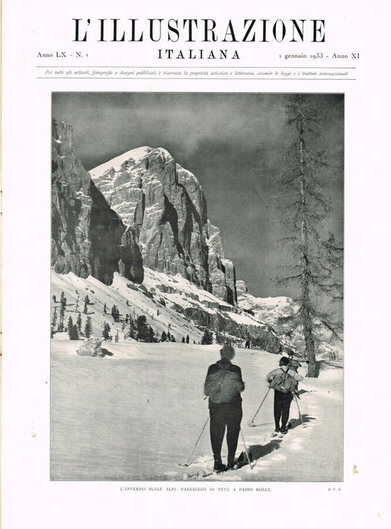 L'Illustrazione Italiana anno LX n.1, 1933