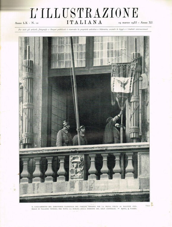 L'Illustrazione Italiana anno LX n.12, 1933