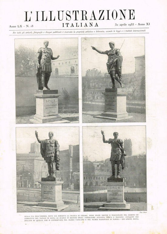 L'Illustrazione italiana anno LX n.18, 30 aprile 1933