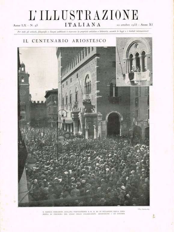 L'Illustrazione Italiana anno LX n.43, 1933