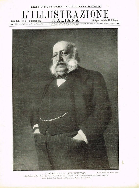 L'Illustrazione italiana anno XLIII n.6, 6 febbraio 1916