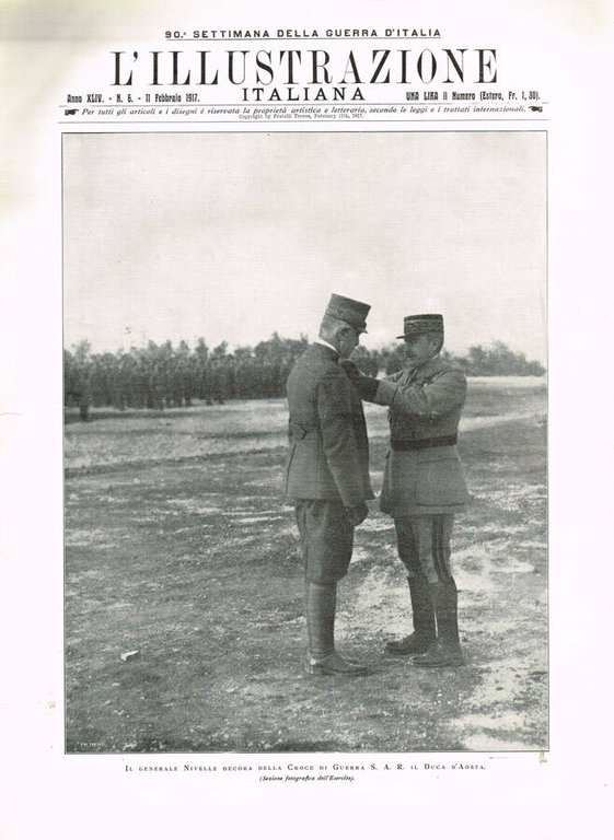 L'Illustrazione Italiana anno XLIV n.6, 1917