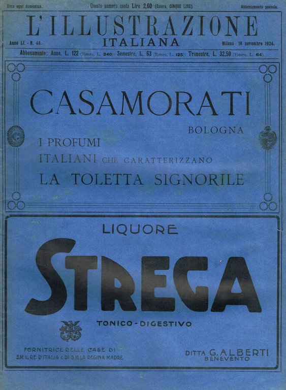 L'ILLUSTRAZIONE ITALIANA N.22 24 33 46 ANNO LI