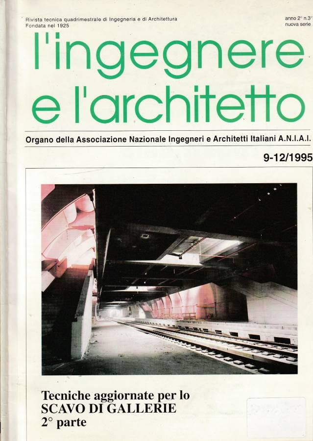 L'ingegnere e l'architetto anno 2, nuova serie, n 9-12 1995