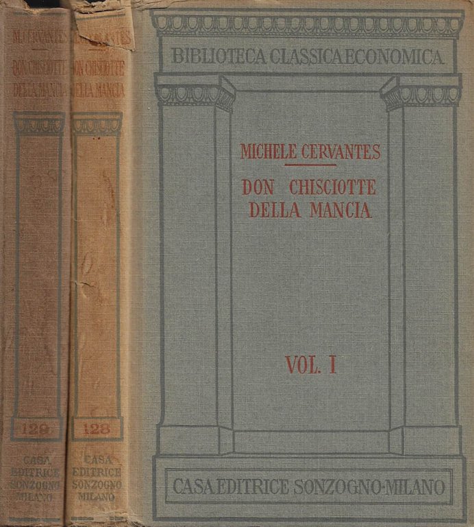 L'ingegnoso idalgo Don Chisciotte della Mancia con Sancio Pancia suo scudiero. Vol. I, Vol. II