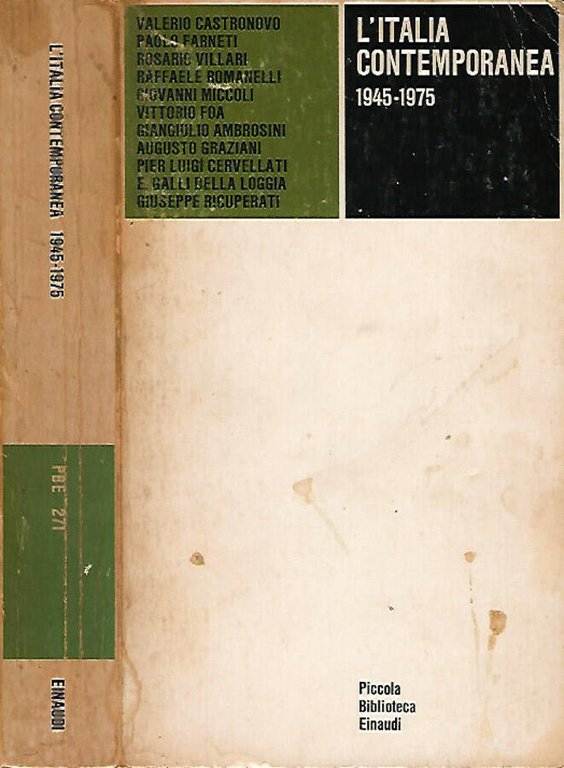 L'Italia contemporana 1945 - 1975