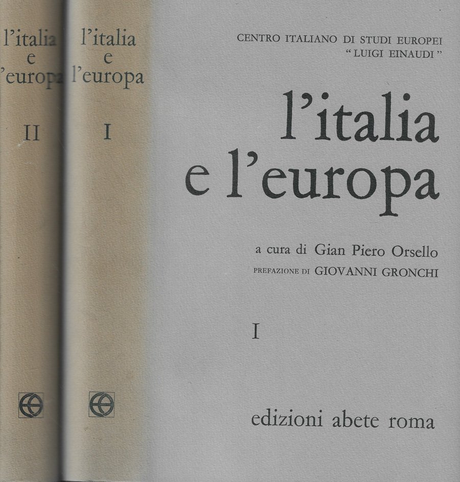 L'Italia e l'Europa