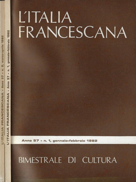 L'Italia francescana n. 1-2 1982
