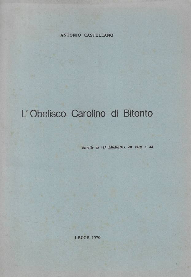 L'Obelisco Carolino di Bitonto