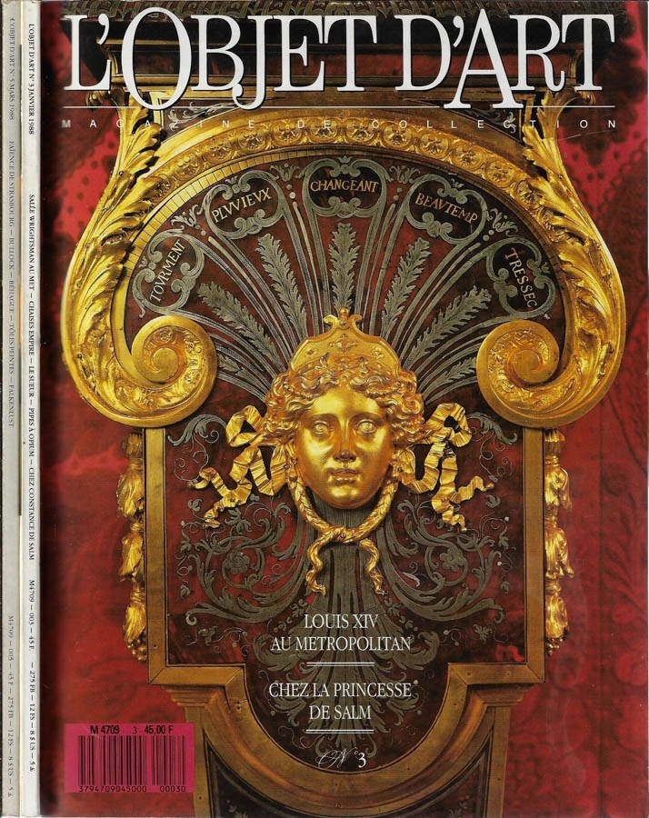 L'Objet D'Art Anno 1988 N° 3, 5