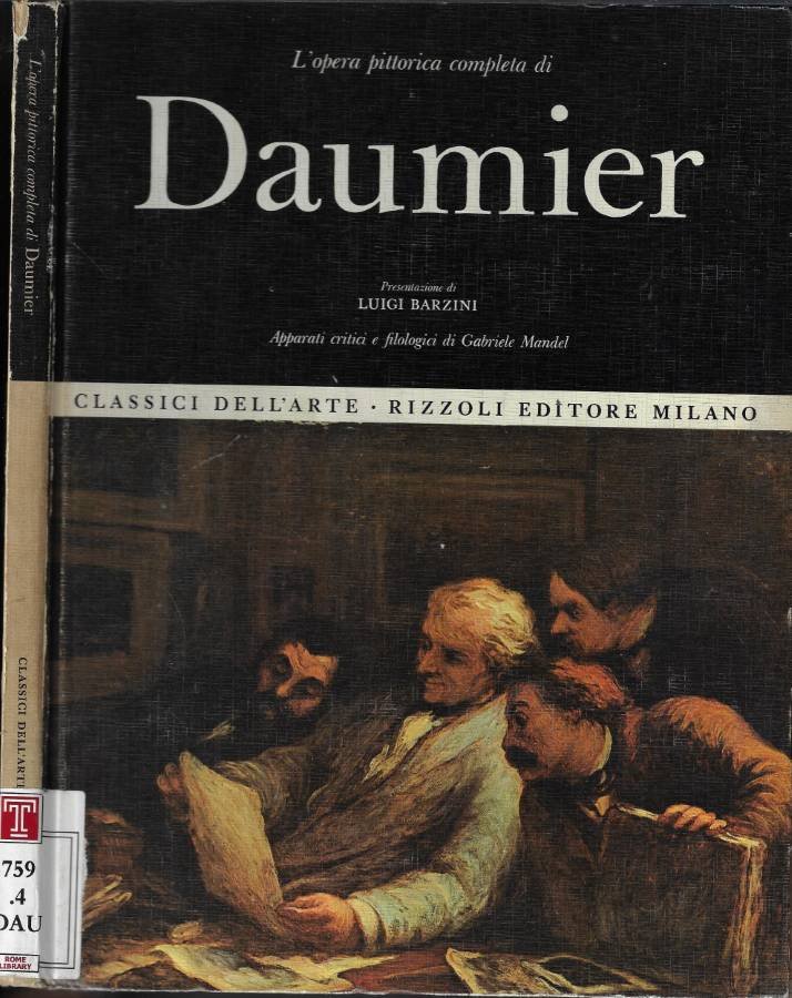 L' opera pittorica completa di Daumier | Immagine principale