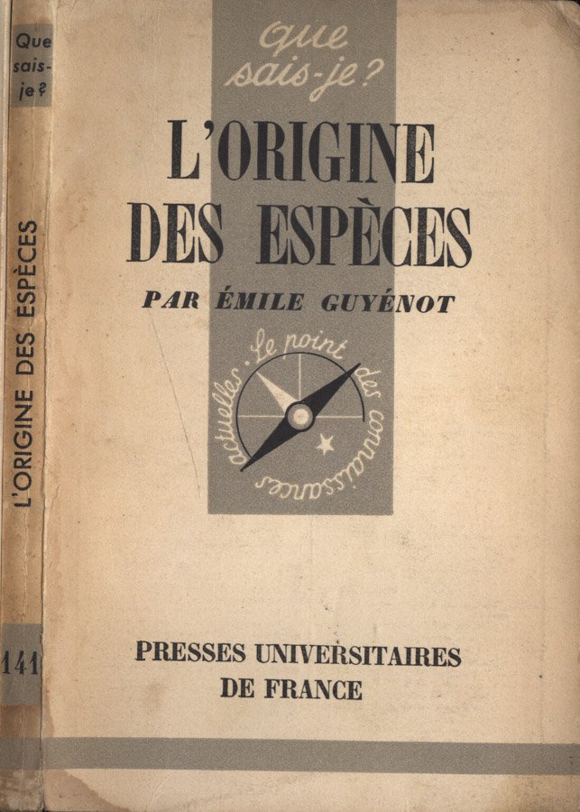 L' origine des espèces