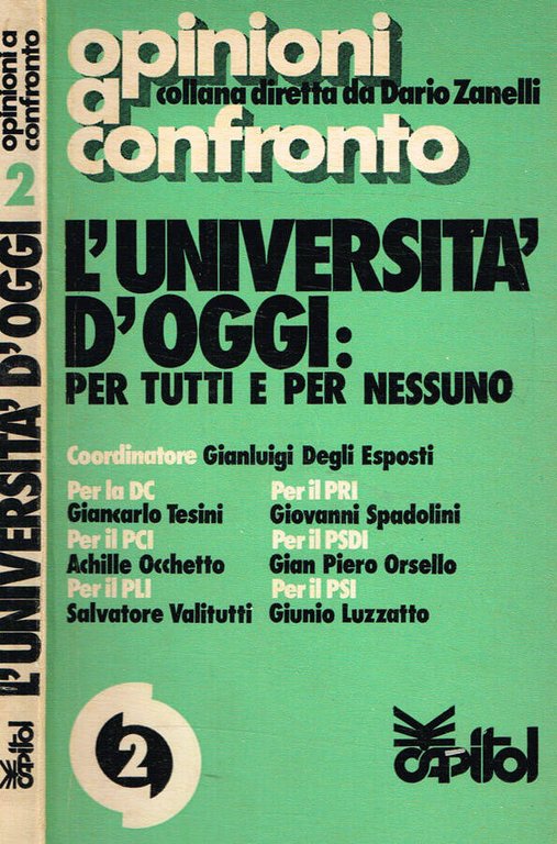 L'Università d'oggi: per tutti e per nessuno