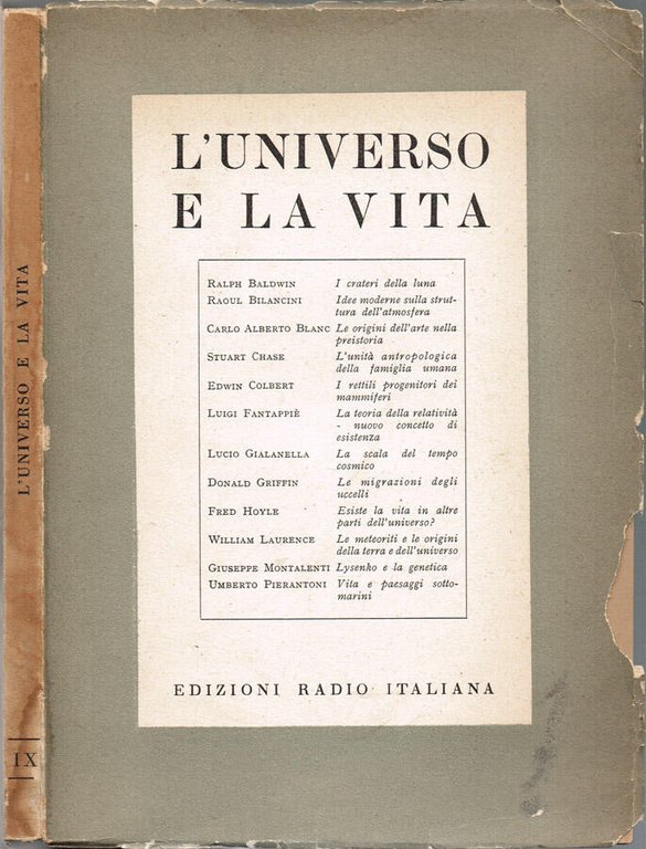 L'universo e la vita