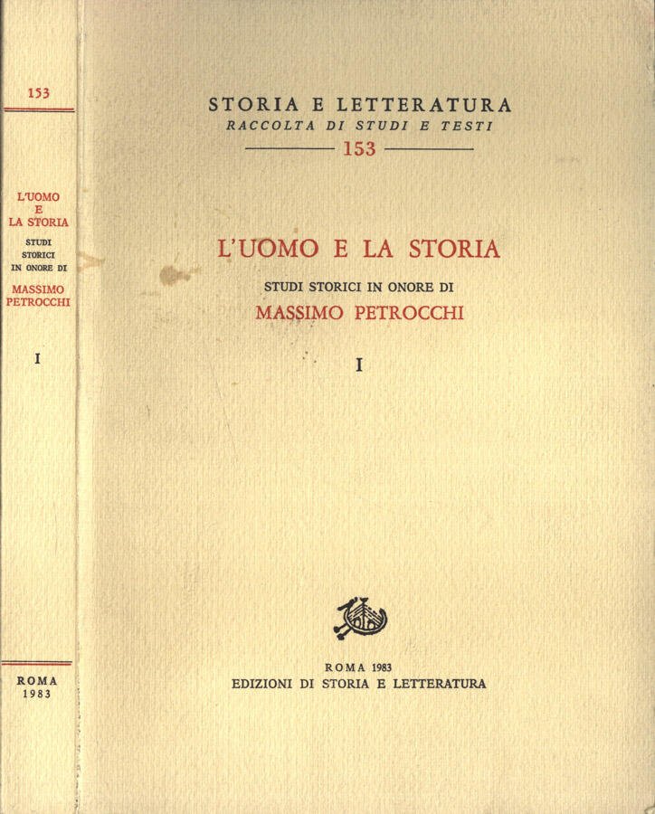 L' uomo e la storia Vol. I