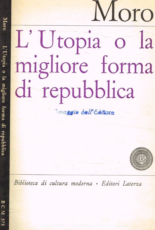 L'utopia o la migliore forma di Repubblica