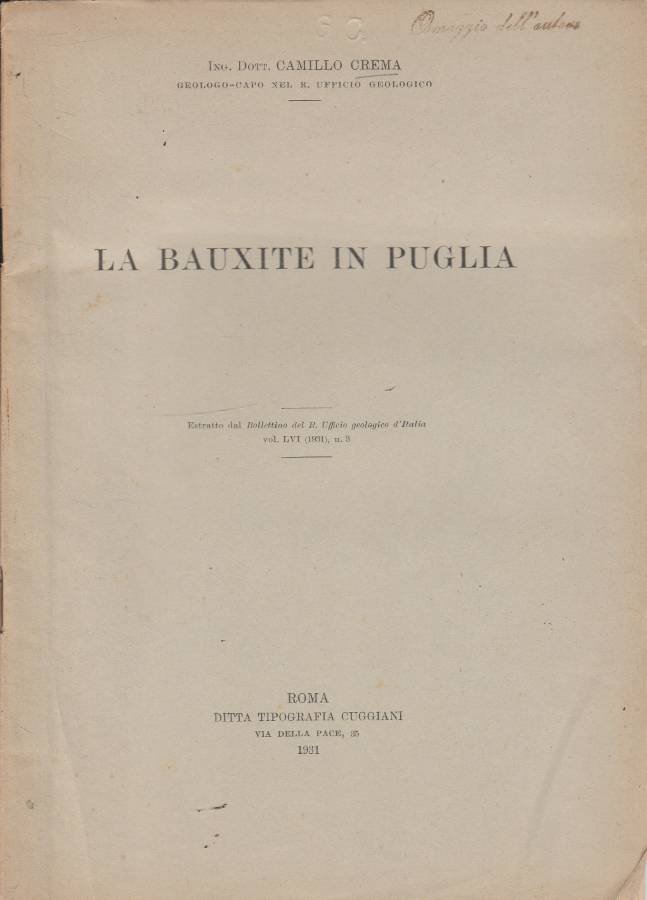 La Bauxite in Puglia