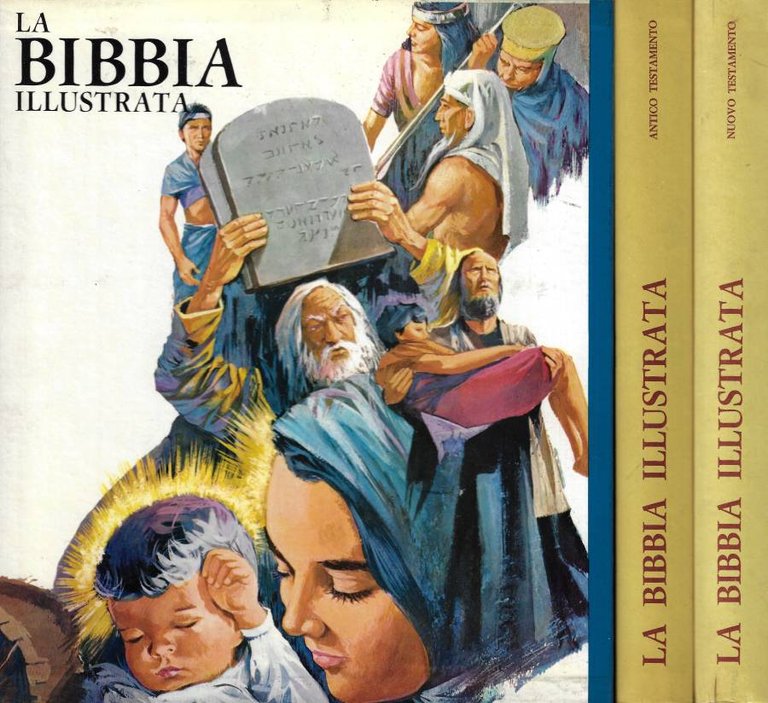 La Bibblia Illustrata. Vol. I (Antico Testamento), Vol. II (Nuovo Testamento)
