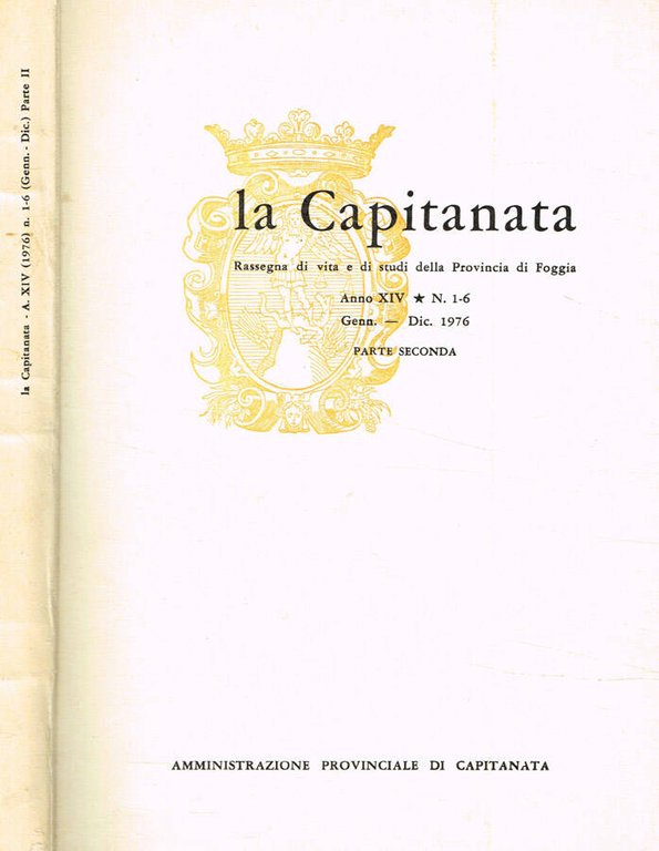 La Capitanata. Rassegna di vita e di studi della Provincia …