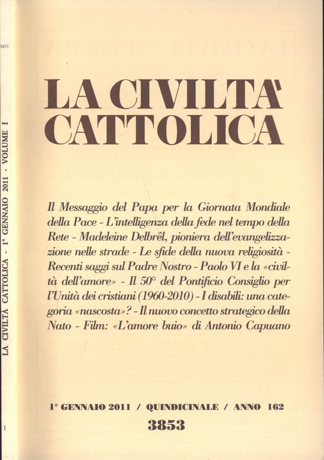 La civiltà cattolica n. 13 Anno 2012