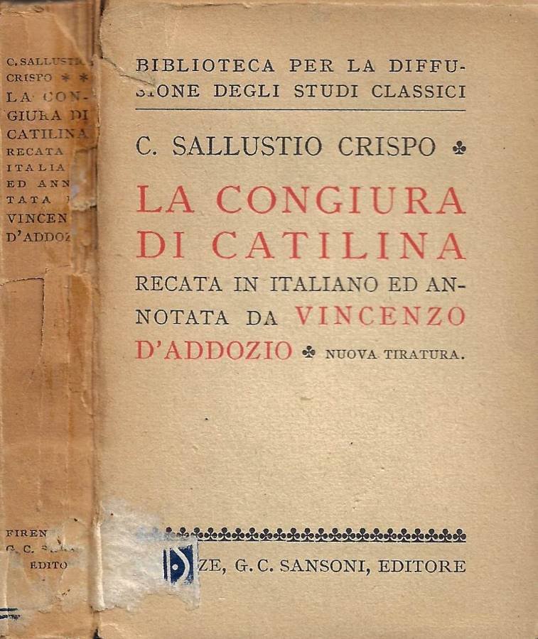 La Congiura di Catilina (recata in italiano ed annotata da …