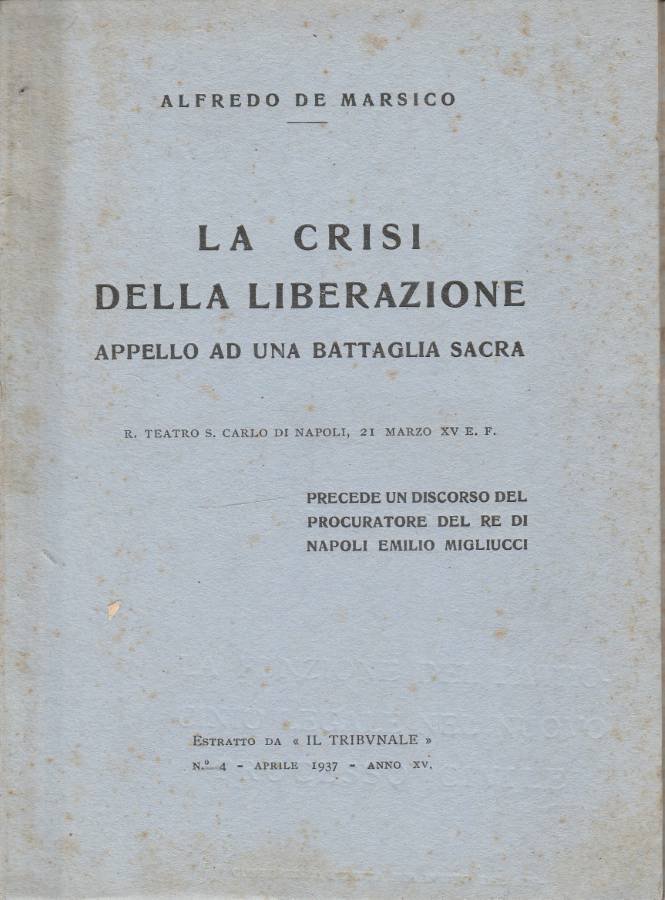 La crisi della liberazione