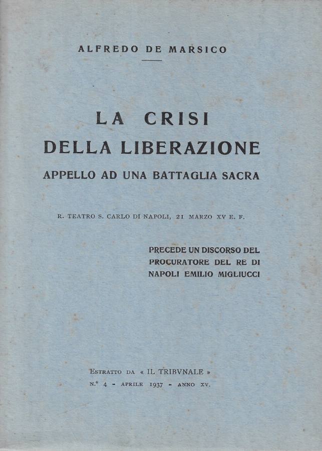 La crisi della liberazione