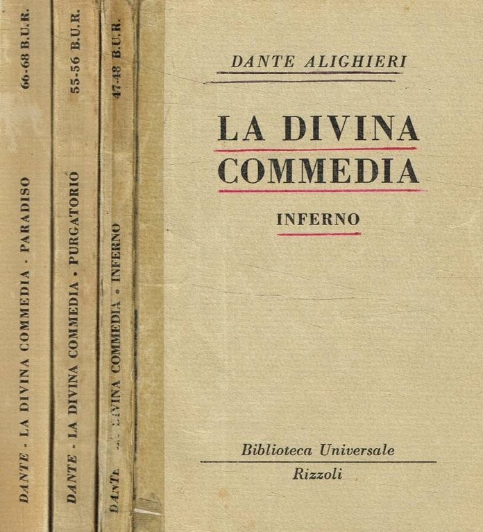 La Divina Commedia 3voll.