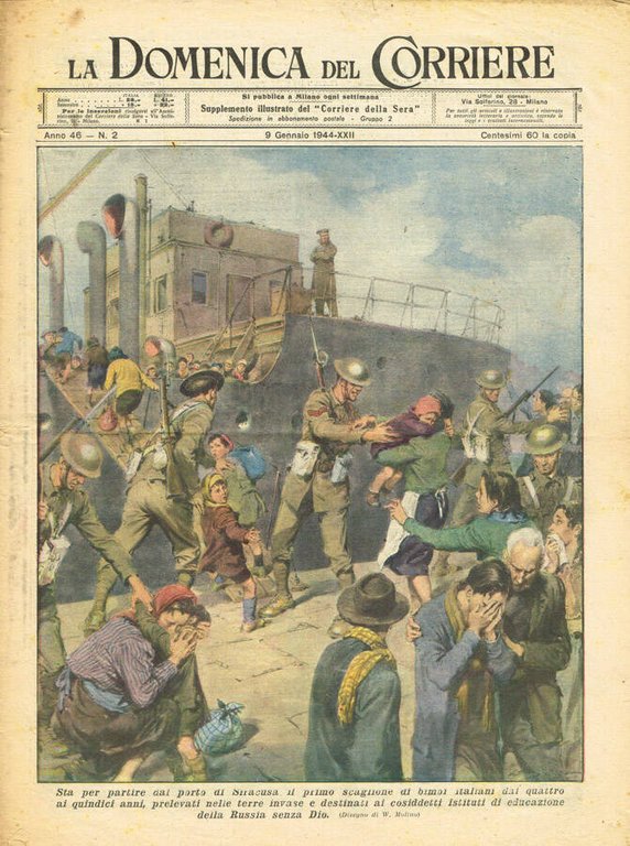 La Domenica Del Corriere anno 46 n.2, 1944