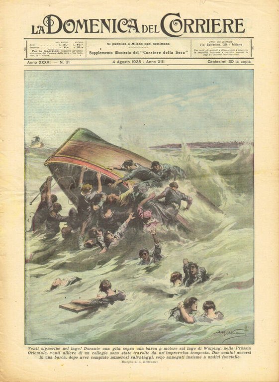 La Domenica del Corriere anno XXXVII n.31 1935