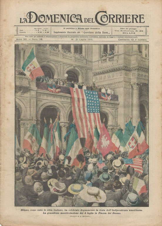 La Domenica del Corriere n. 28 del 1918 | Immagine Gallery 2