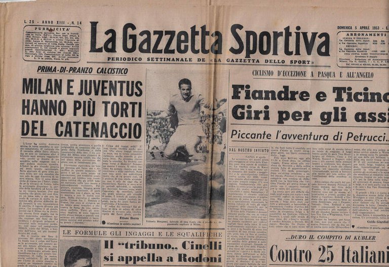 La Gazzetta Sportiva Anno XIII N. 14