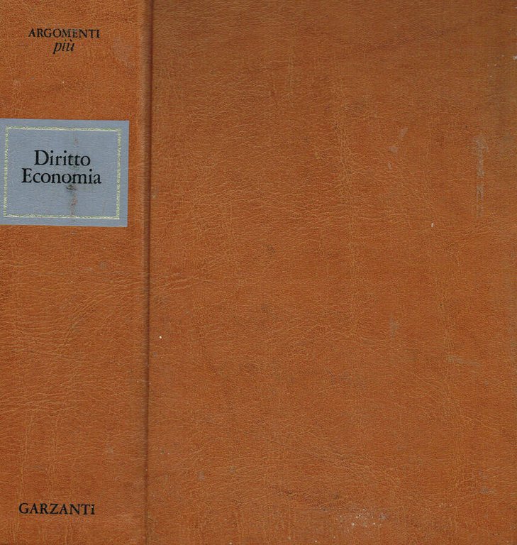 La nuova enciclopedia del diritto e dell'economia Garzanti