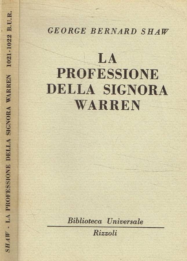 La professione della signora Warren
