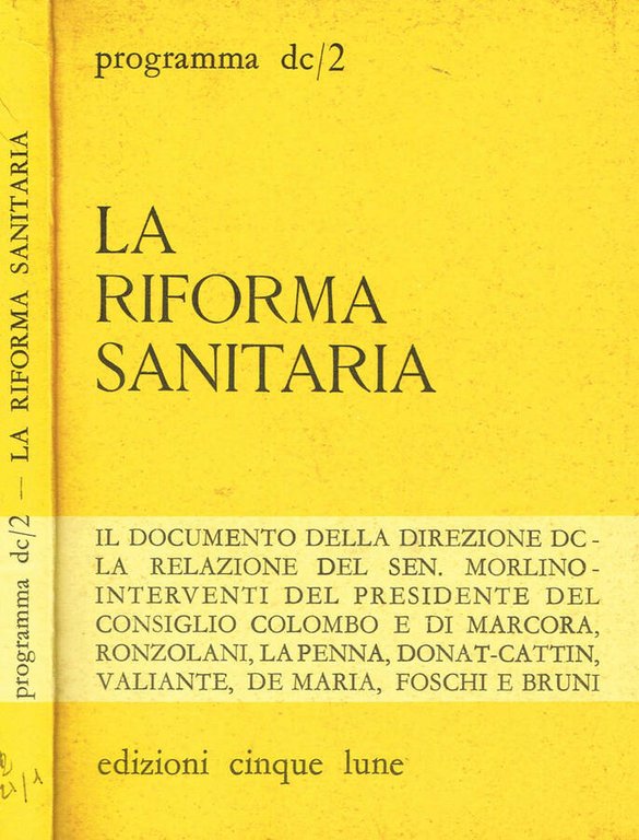 LA RIFORMA SANITARIA