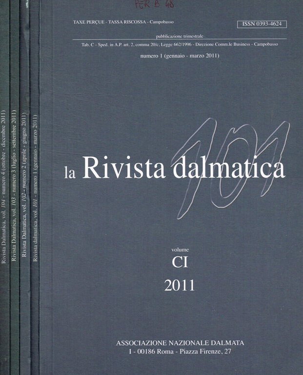 La rivista dalmatica. Anno 2011