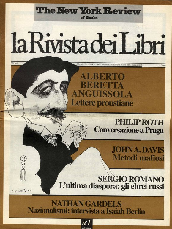 LA RIVISTA DEI LIBRI dal n.1 al n.9 del 1992