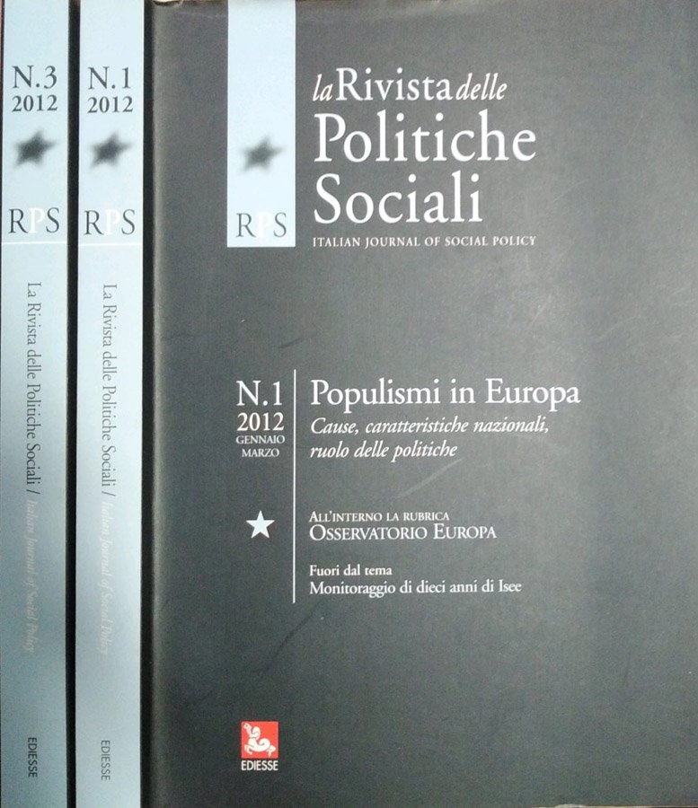 La Rivista delle Politiche Sociali 2012 2 Vol.