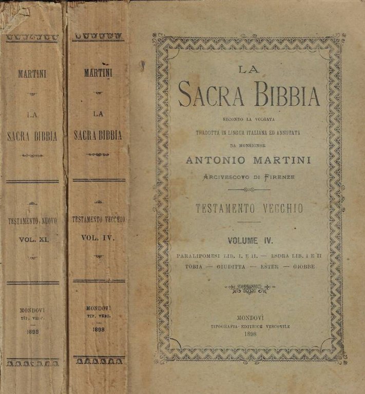 La Sacra Bibbia Vol. IV-XI