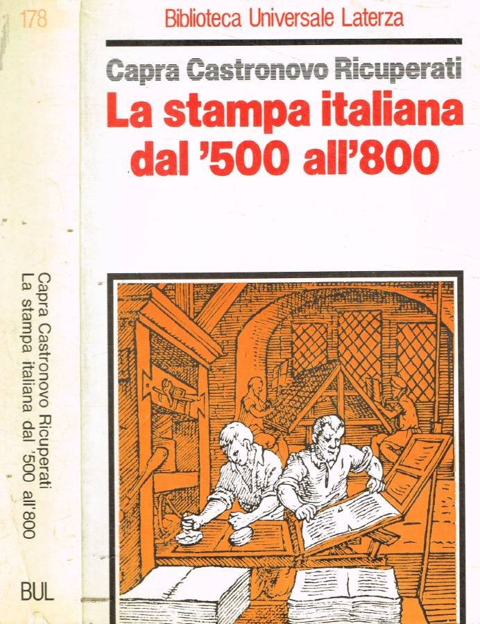 La stampa italiana dal '500 all'800 | Immagine principale