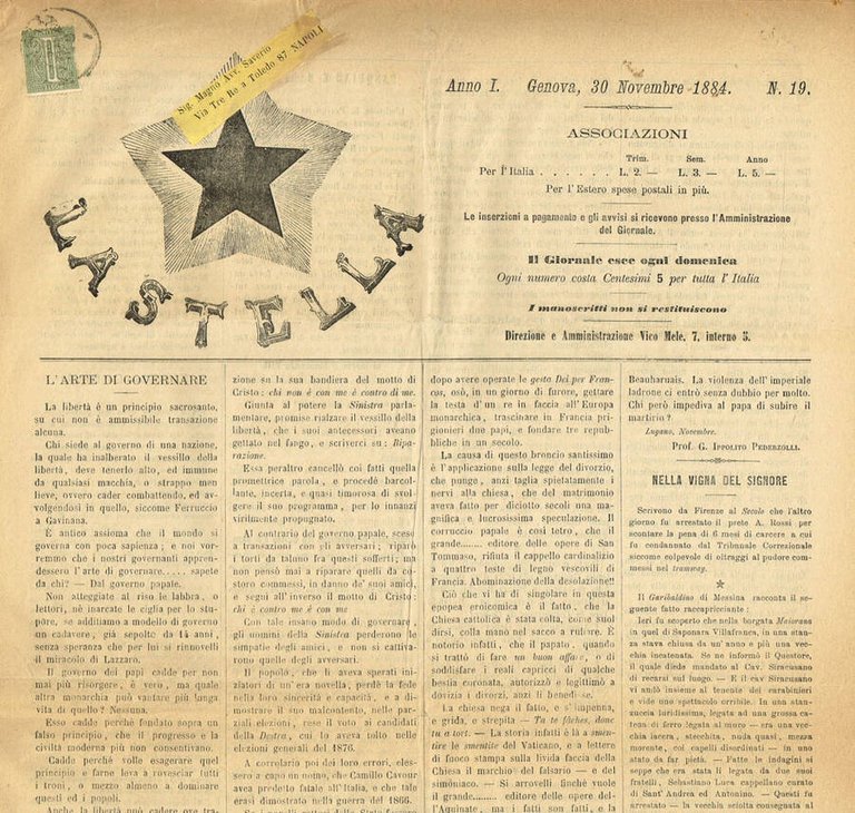 LA STELLA anno I n.19 | Immagine Gallery 2