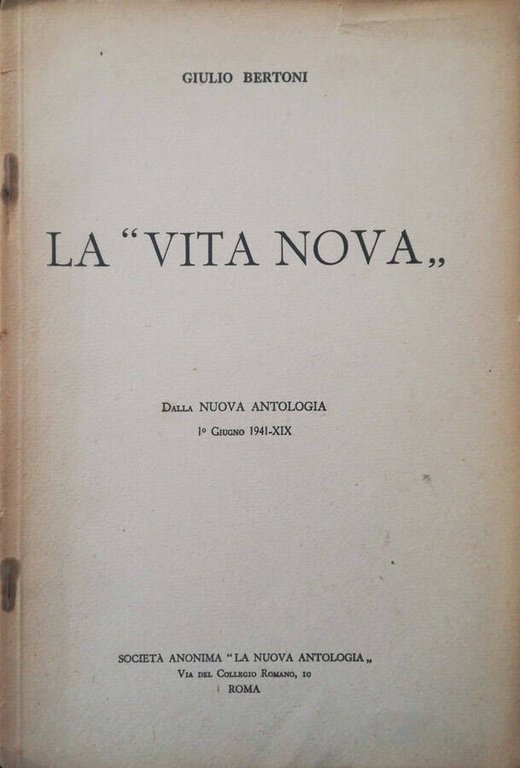 La Vita Nova
