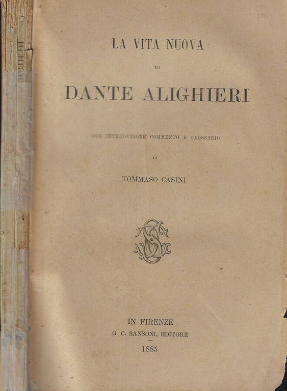 La vita nuova di Dante Alighieri | Immagine Gallery 2