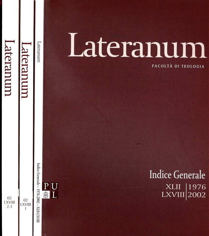 LATERANUM N.I II III DEL 2002