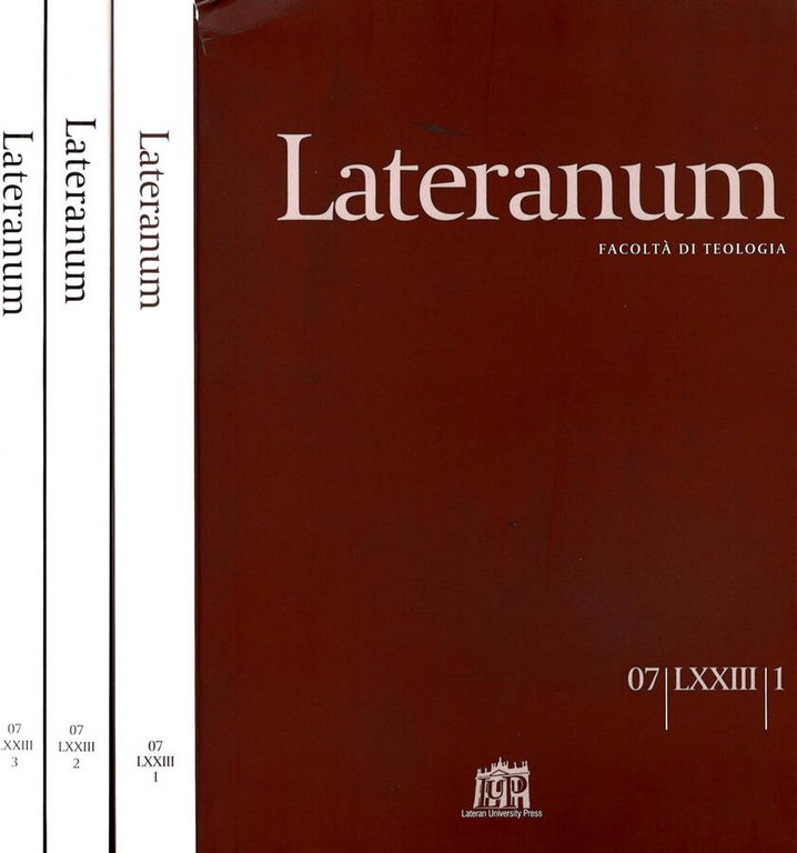 LATERANUM N.I II III DEL 2007