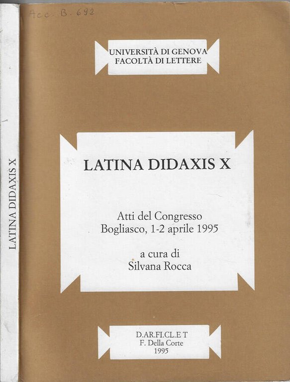 Latina didaxis X