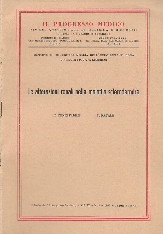 Le alterazioni renali nella malattia sclerodermica