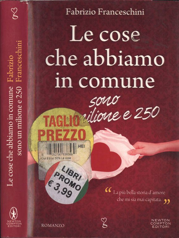 Le cose abbiamo in comune sono un milione e 250